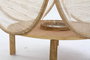 DKD Home Decor Yejun Portavela Oriental Marron Bambu Cristal 42 x 42 x 55 cm
