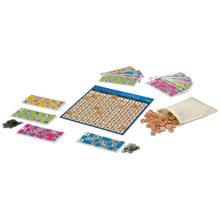 Cayro Lotto-Tombola 48 Cartones Caja Madera Cayro Lotto-Tombola 48 Cartones Caja Madera