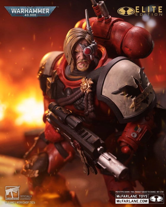 Warhammer 40000 Dawn of War McFarlane Elite Edition Figura Captain Cyrus (Dawn of War 4) 20 cm