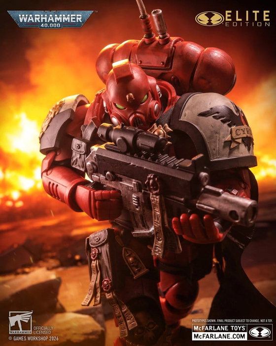 Warhammer 40000 Dawn of War McFarlane Elite Edition Figura Captain Cyrus (Dawn of War 4) 20 cm
