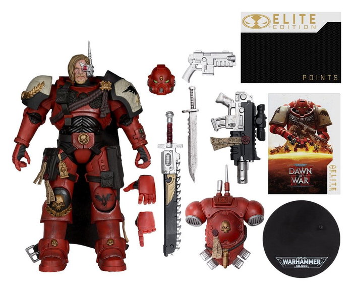 Warhammer 40000 Dawn of War McFarlane Elite Edition Figura Captain Cyrus (Dawn of War 4) 20 cm