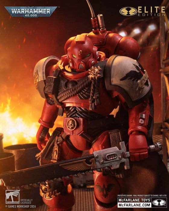 Warhammer 40000 Dawn of War McFarlane Elite Edition Figura Captain Cyrus (Dawn of War 4) 20 cm