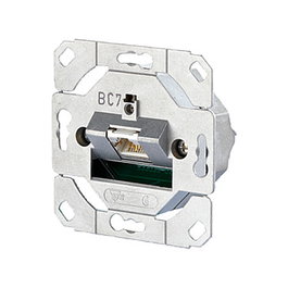 METZ CONNECT Anschlussdose ISO/IEC Cat.6A E-DAT 1 Port Up0 Acero inoxidable