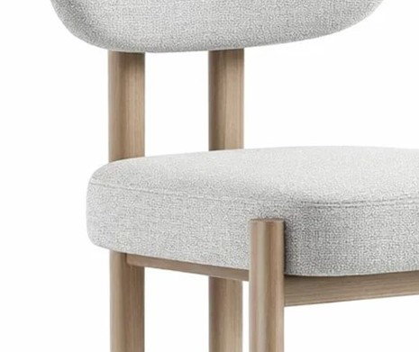 DKD Home Decor Silla de Poliéster y Hierro Gris y Marrón Claro
