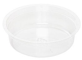 Duni - Crystal Vaso Inserto Desechable, 9 cm de Diámetro x 2.6 cm de Alto, 12 cl de Capacidad, Transparente, RPET, Pack de 480 Unidades