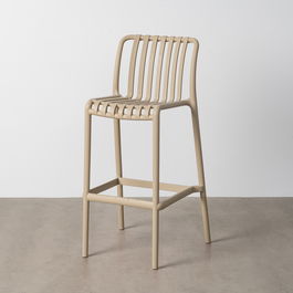 Taburete Beige Polipropileno Exterior 51 X 50 X 102 cm (Set de 2)