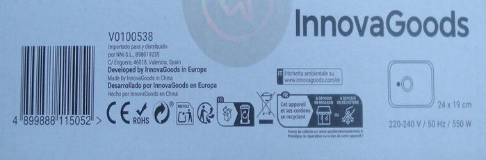 Innovagoods Bolsa de agua caliente eléctrica 500 W