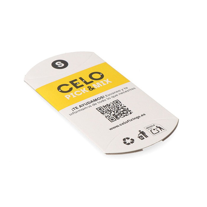 Celo Envase de cartón pick&mix pequeño, paquete de 25 uds
