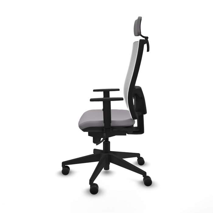 PIQUERAS Y CRESPO Silla de oficina Horna Gris y Blanco