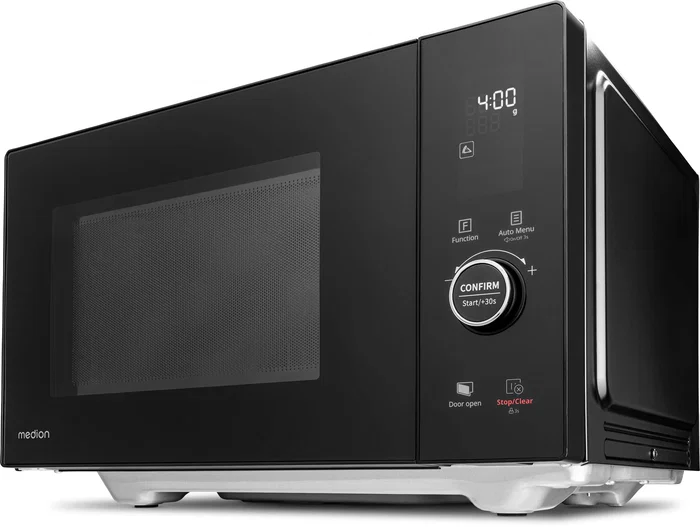 Medion MD12041 Microondas 25L Negro - Horno 4 en 1 con Función Grill y Convección Medion MD12041 Microondas 25L Negro - Horno 4 en 1 con Función Grill y Convección