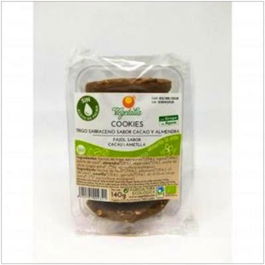 VEGETALIA Galletas Trigo Sarraceno Algarroba Y Almendra 140G Bio