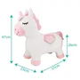Lexibook Unicornio Inflable Peluche de Juguete para Saltar