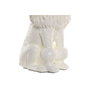 DKD Home Decor Lámpara de Sobremesa Perro en Resina y Poliéster, Blanco y Dorado
