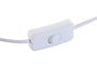 DKD Home Decor Lámpara Sobremesa Moderno Blanco Dorado 52 cm