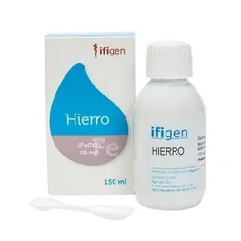 Ifigen Hierro (Fe) Oligoelementos 150 ml - Complemento Alimenticio, Suplemento de Hierro para Oxigenación Sanguínea, Aporte de Hierro al Organismo