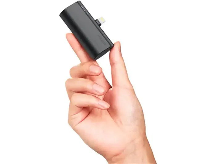 Veger Powerbank Mini 5000mAh Lightning con LEDs de Carga Veger Powerbank Mini 5000mAh Lightning con LEDs de Carga