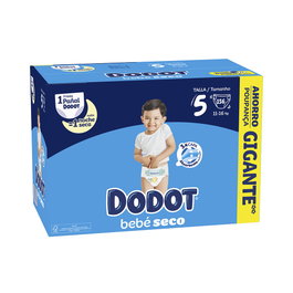 Dodot Etapas Pañales Talla 5 11-16 kg 156 uds - Transpirables y Absorbentes