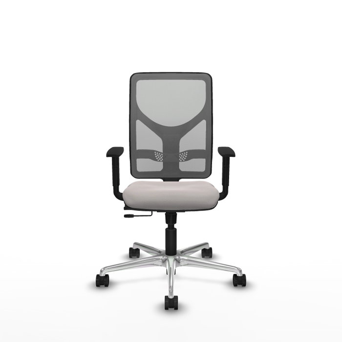 PIQUERAS Y CRESPO Silla de oficina Motilla con mecanismo Sincro/Traslack Blanco y Gris PIQUERAS Y CRESPO Silla de oficina Motilla con mecanismo Sincro/Traslack Blanco y Gris