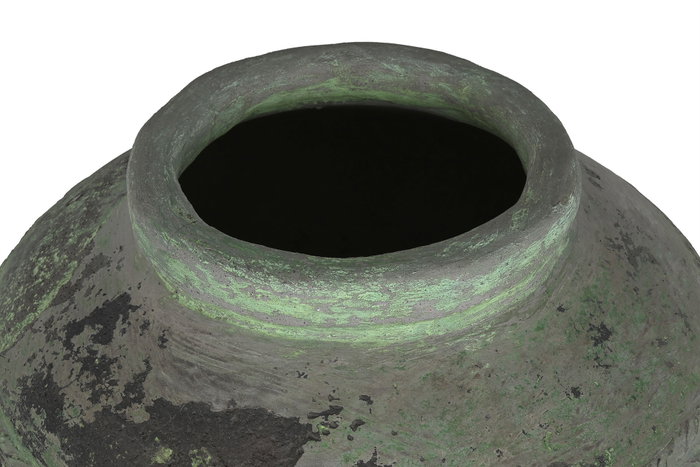 DKD Home Decor Ánfora de Terracota Verde Pieza Única Antigua DKD Home Decor Ánfora de Terracota Verde Pieza Única Antigua