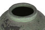 DKD Home Decor Ánfora de Terracota Verde Pieza Única Antigua