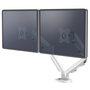 Fellowes Brazo para Monitor Doble Serie EPPA Blanco