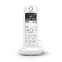 Gigaset AS690 Teléfono inalámbrico DECT con identificador de llamadas, manos libres, pantalla grande, agenda 100 contactos, bloqueo llamadas, ECO DECT, blanco