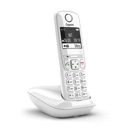 Gigaset AS690 Teléfono inalámbrico DECT con identificador de llamadas, manos libres, pantalla grande, agenda 100 contactos, bloqueo llamadas, ECO DECT, blanco