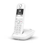 Gigaset AS690 Teléfono inalámbrico DECT con identificador de llamadas, manos libres, pantalla grande, agenda 100 contactos, bloqueo llamadas, ECO DECT, blanco