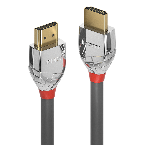 Lindy Cromo Line Cable HDMI 2.0 de 5m 4K UHD Gris, Plata
