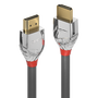 Lindy Cromo Line Cable HDMI 2.0 de 5m 4K UHD Gris, Plata