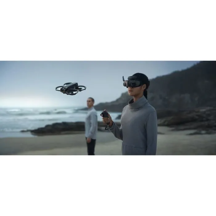 DJI DJI1712810098960 Avata 2 Pack con Estabilizador RC Motion 3 y Auriculares Googles 3 + 3 Baterías
