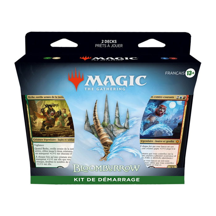 Wizards of the Coast Magic the Gathering Bloomburrow Caja de Kits de inicio de 2024 (12) francés Wizards of the Coast Magic the Gathering Bloomburrow Caja de Kits de inicio de 2024 (12) francés