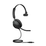 Jabra Evolve2 40 SE Auriculares Mono USB-A MS Negro