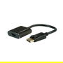 ROLINE Adaptador DisplayPort 1.4 a HDMI 4K, Referencia KABELADPT DP1.4-HDMI4K, Compatible con Monitores 4K