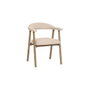 DKD Home Decor Silla Tapizada en Poliéster Fresno Decapé Blanco