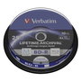 Verbatim M-Disc BD-R BluRay 25GB 4x Speed Pack de 10 Imprimible