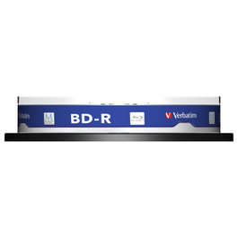 Verbatim M-Disc BD-R 25GB 4x Speed Cakebox 10 unidades imprimibles