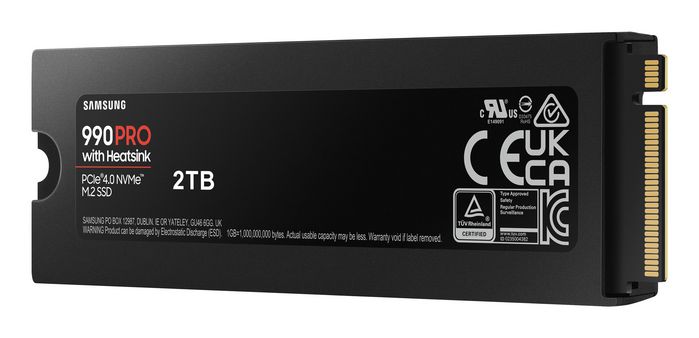 Samsung 990 PRO con Heatsink 2 TB PCIe 4.0 NVMe M.2 Samsung 990 PRO con Heatsink 2 TB PCIe 4.0 NVMe M.2