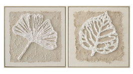 DKD Home Decor Cuadro Lienzo PS 62,5x62,5 cm Pack de 2