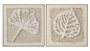 DKD Home Decor Cuadro Lienzo PS 62,5x62,5 cm Pack de 2