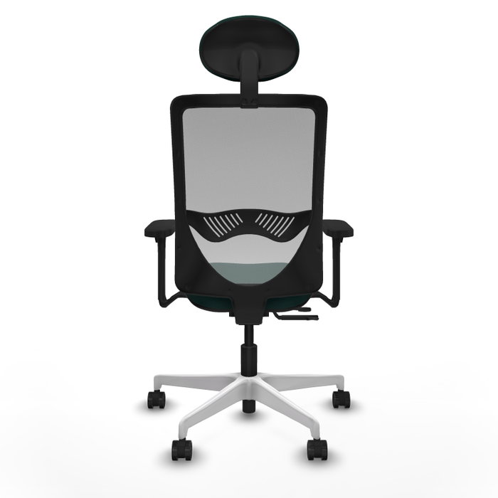 PIQUERAS Y CRESPO Silla de oficina Zulema con mecanismo Sincro/Traslack, Verde botella y Gris PIQUERAS Y CRESPO Silla de oficina Zulema con mecanismo Sincro/Traslack, Verde botella y Gris
