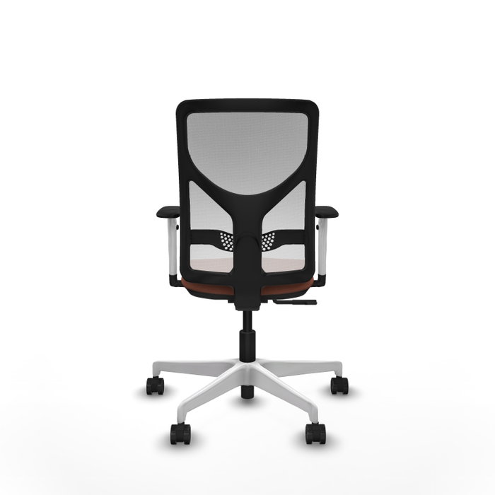 PIQUERAS Y CRESPO Silla de oficina Motilla con Mecanismo Sincro, Marrón y Blanco PIQUERAS Y CRESPO Silla de oficina Motilla con Mecanismo Sincro, Marrón y Blanco