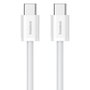 Baseus Kabel Superior Series II USB-C a USB-C 30W 480Mb/s 2m - blanco