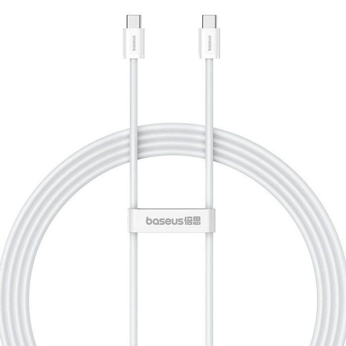 Baseus Kabel Superior Series II USB-C a USB-C 30W 480Mb/s 2m - blanco Baseus Kabel Superior Series II USB-C a USB-C 30W 480Mb/s 2m - blanco