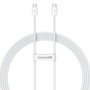 Baseus Kabel Superior Series II USB-C a USB-C 30W 480Mb/s 2m - blanco