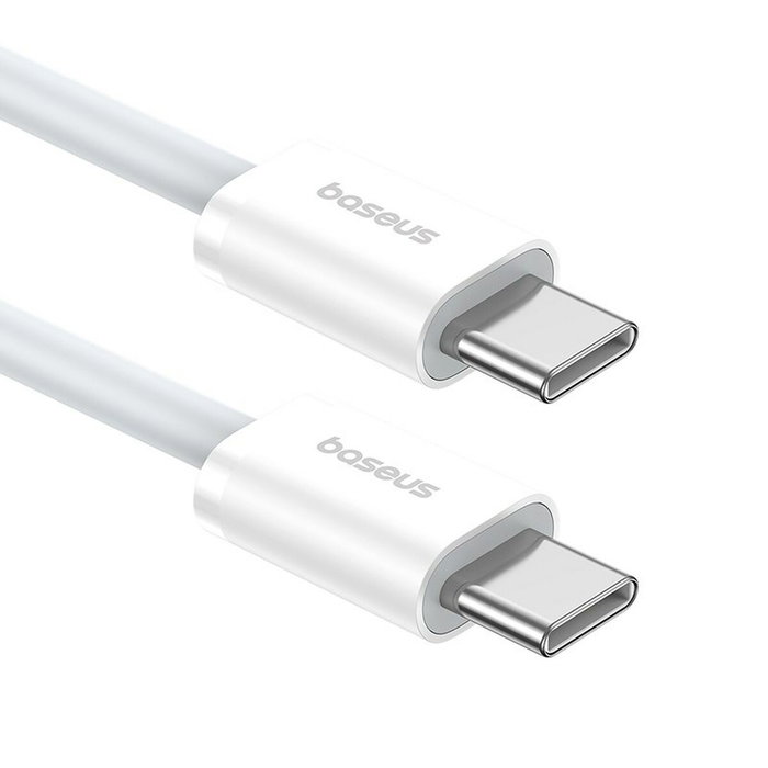 Baseus Kabel Superior Series II USB-C a USB-C 30W 480Mb/s 2m - blanco Baseus Kabel Superior Series II USB-C a USB-C 30W 480Mb/s 2m - blanco