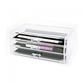 Bifull Treasure Organizador de Estética con 3 Cajones Transparentes