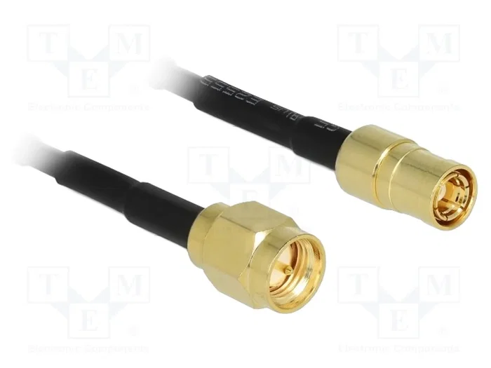 DeLOCK 88474 Cable de señal SMA a SMB 70 mm