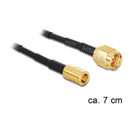 DeLOCK 88474 Cable de señal SMA a SMB 70 mm