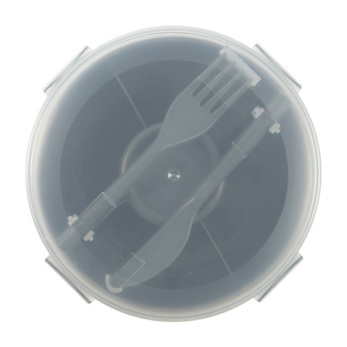 Cook Concept Fiambrera Take Away Cilíndrica con Cubiertos 1.4 L Colores Surtidos